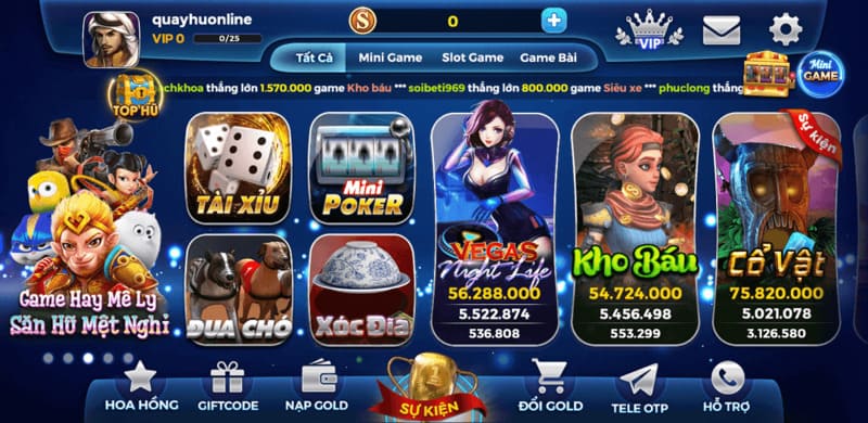 game nổ hũ